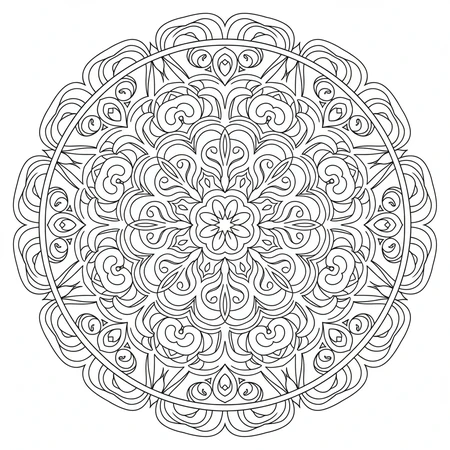 Mandala Motifs Bohèmes #5