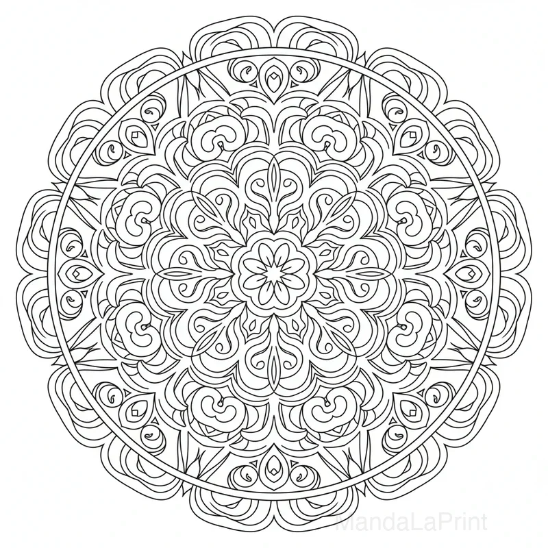 Kunst Nouveau Mandala #5