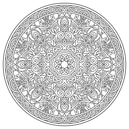 Mandala Abstrait Artistique #7