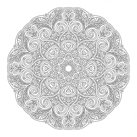 Mandala Créatif Unique #13