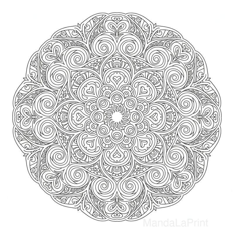 Mandala Créatif Unique #13