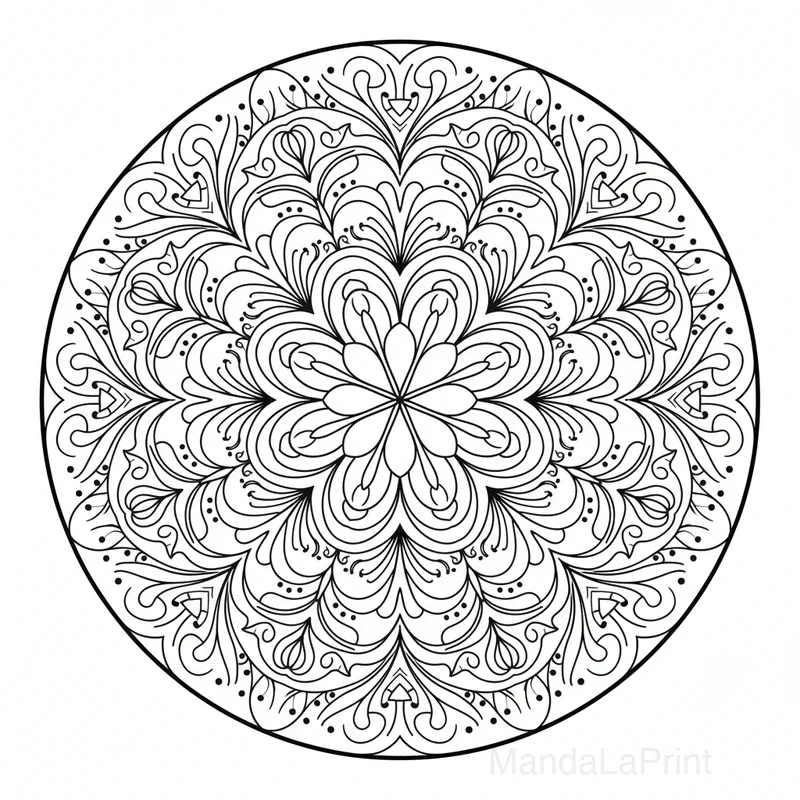 Mandala Abstrait Artistique #14