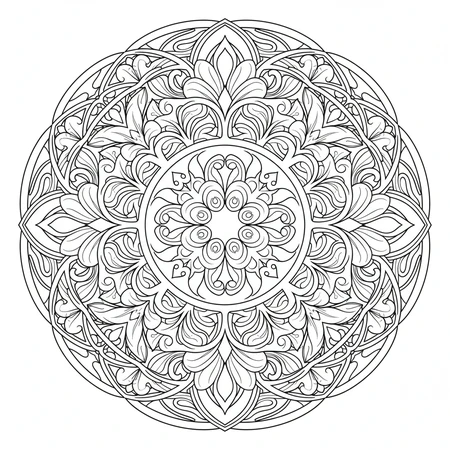 Mandala Créatif Unique #15