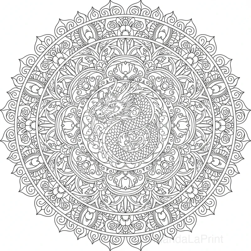 Dragon Mandala #12