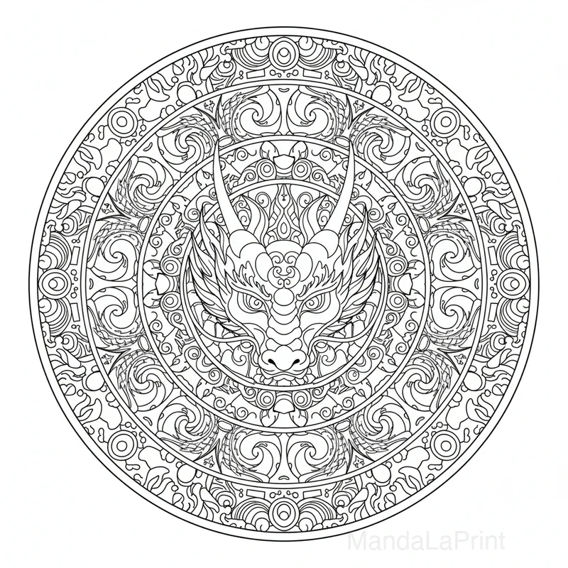 Dragon Mandala #7
