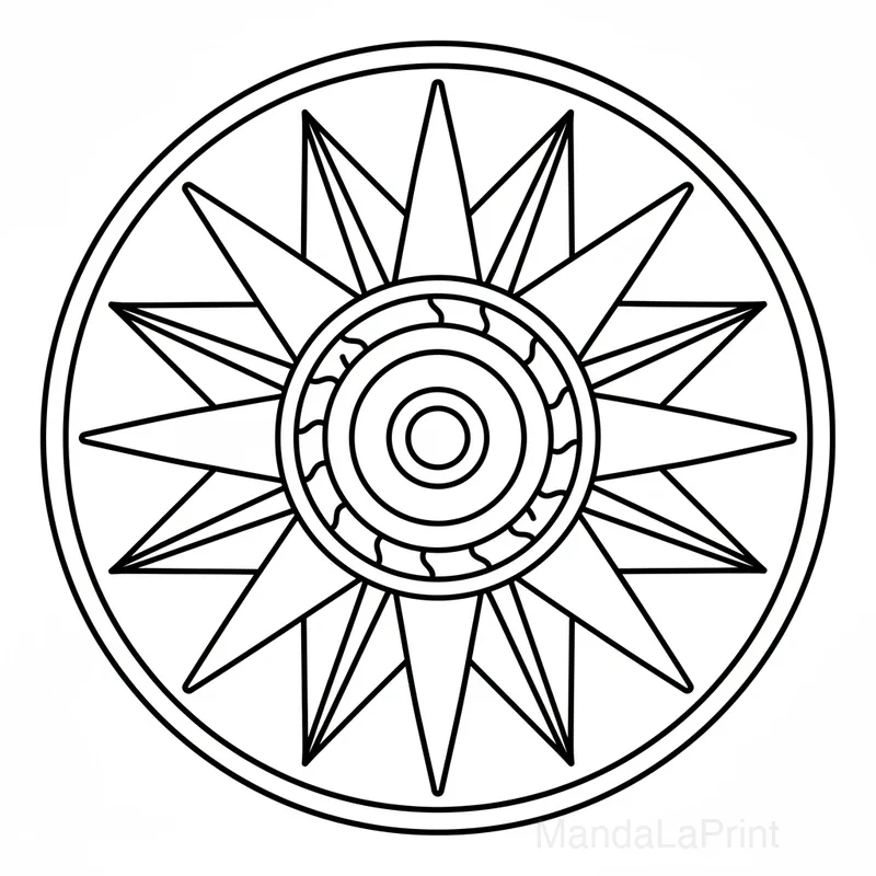 Débutant Zen Mandala #13