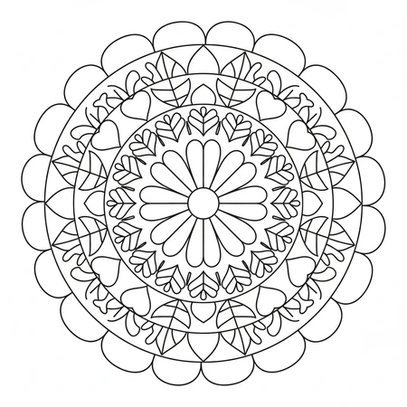 Mandala Basique Relaxant #11