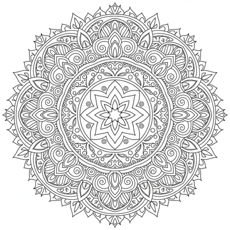 Mandala Débutant Zen #30