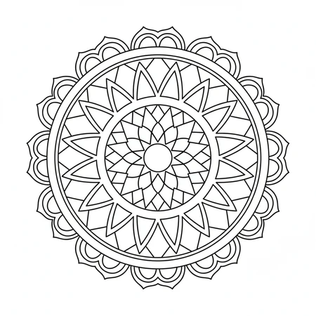 Mandala Basique Relaxant #28