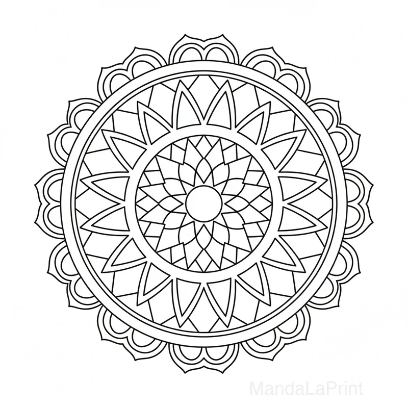 Mandala Basique Relaxant #28