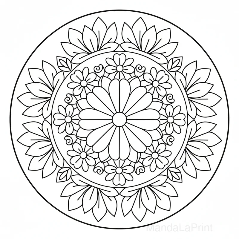 Débutant Zen Mandala #23