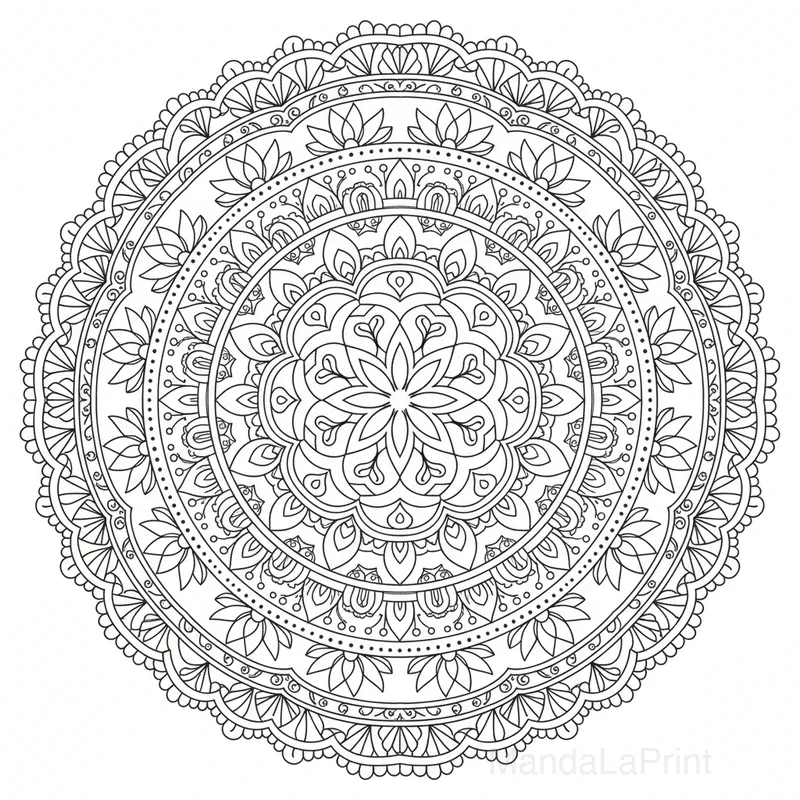 Mandala Basique Relaxant #14