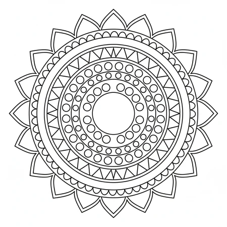 Mandala Basique Relaxant #22