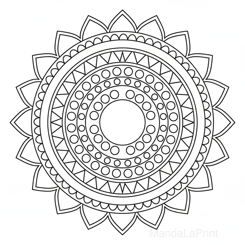 Mandala Basique Relaxant #22