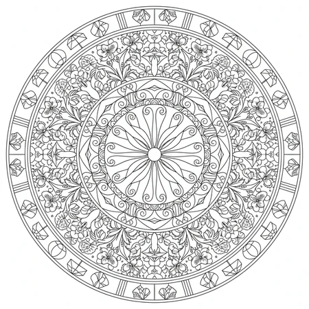 Mandala Été #6