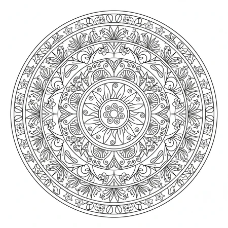Mandala Été #8