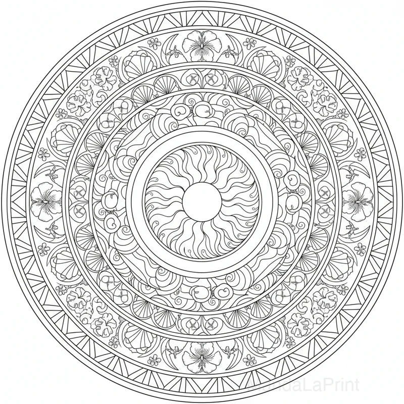 Summer Mandala #11