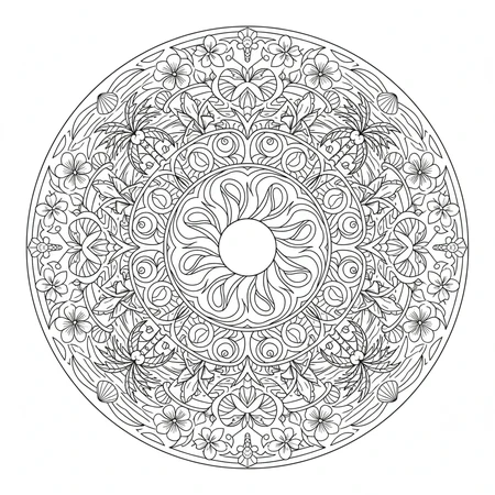 Mandala Été #2