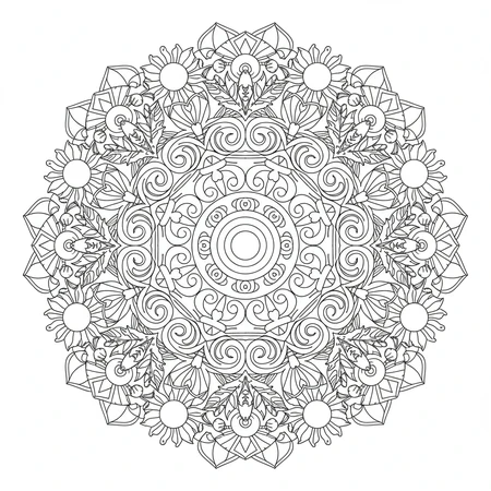 Mandala Été #4