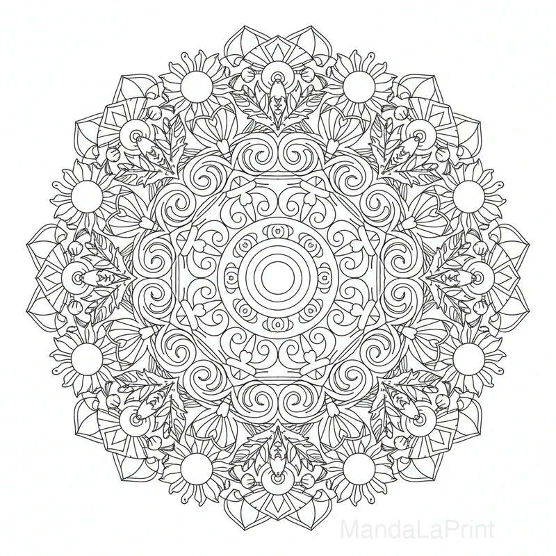 Été Mandala #4