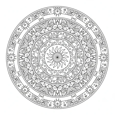 Mandala Été #19