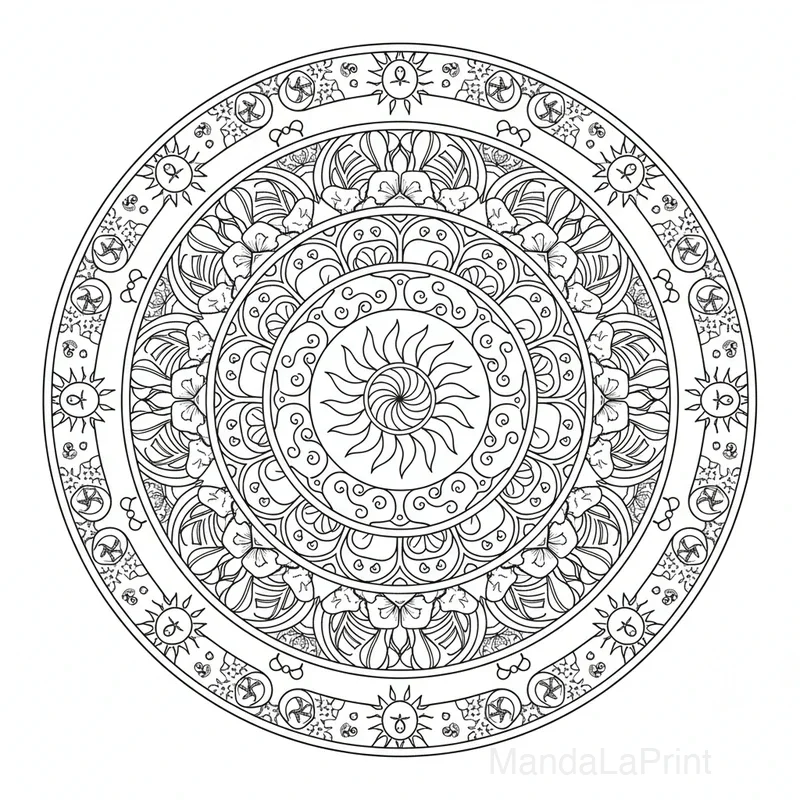 Mandala Été #19