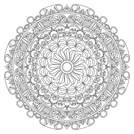 Mandala Été #10