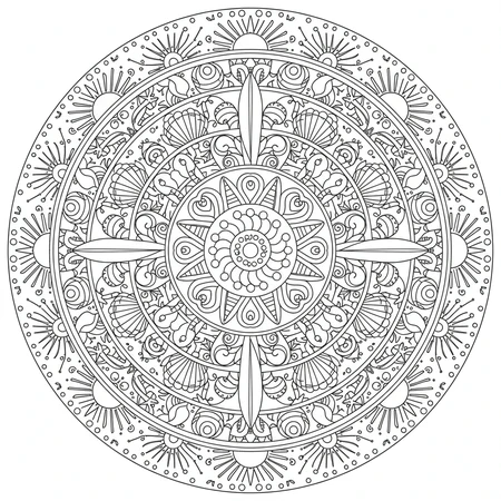 Mandala Été #16