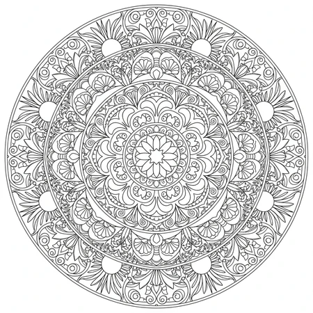 Mandala Été #17