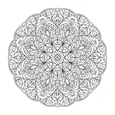 Mandala Art Nouveau #13