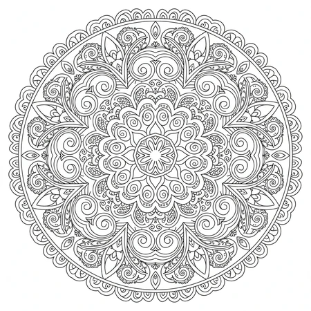 Mandala Abstrait Artistique #6
