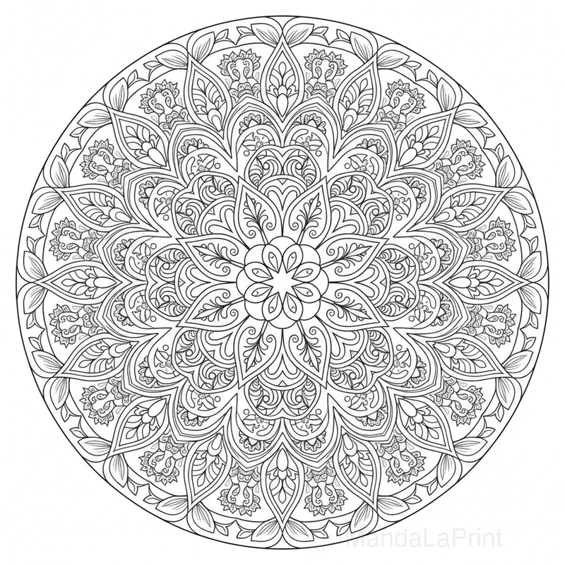 Mandala Art Nouveau #15