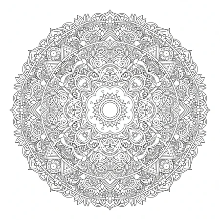 Mandala Art Nouveau #10