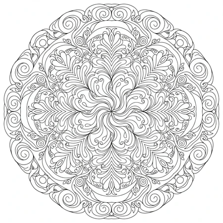 Mandala Psychédélique #25