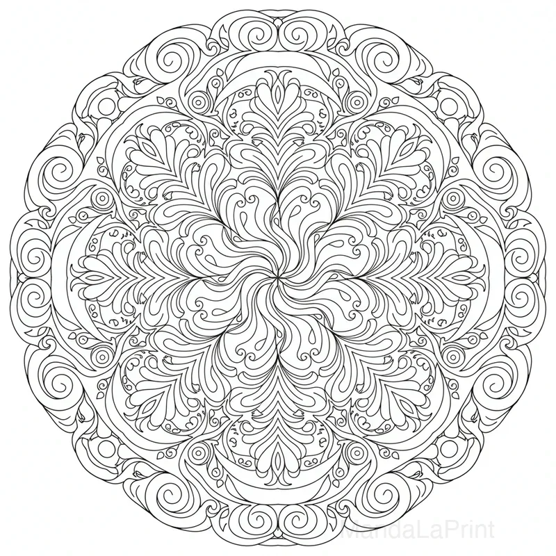 Mandala Psychédélique #25