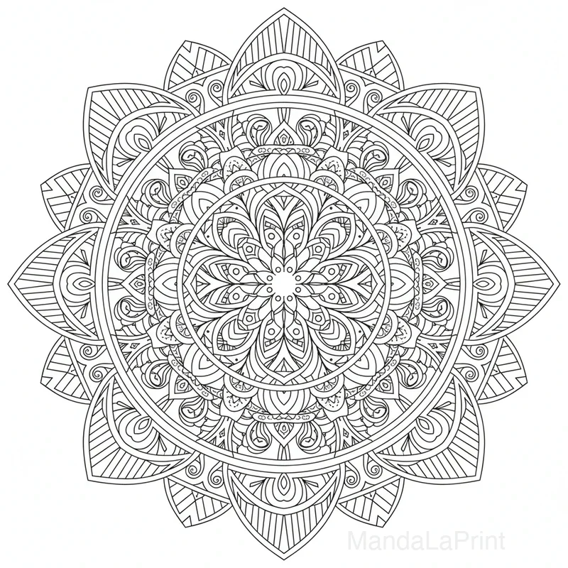 Bohème Motif Mandala #5