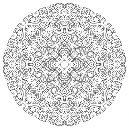 Mandala Créatif Unique #1