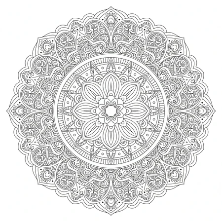 Mandala Paisley Orné #30
