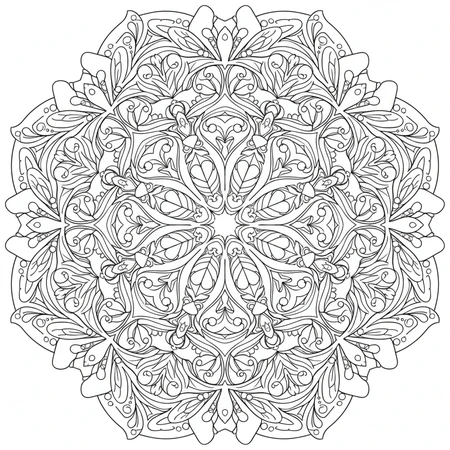 Mandala Motifs Bohèmes #7