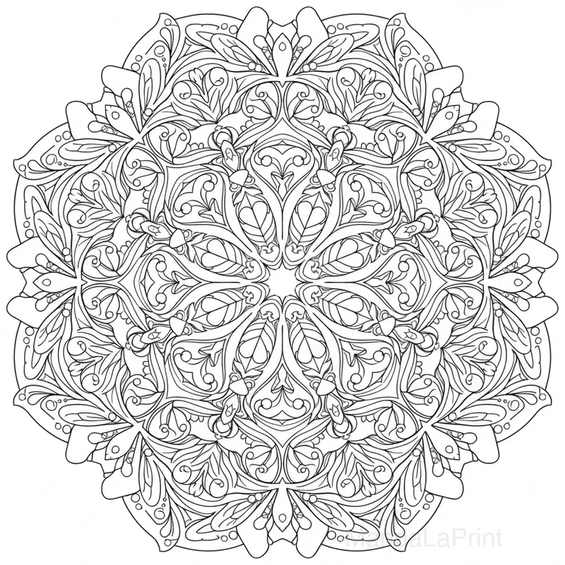 Einzigartiges Kreatives Mandala #7