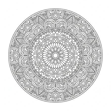 Mandala Motifs Bohèmes #4
