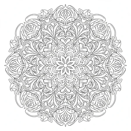 Mandala Art Nouveau #26