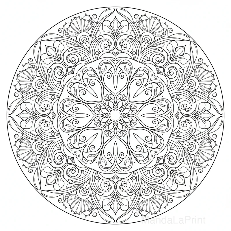 Kunst Nouveau Mandala #17