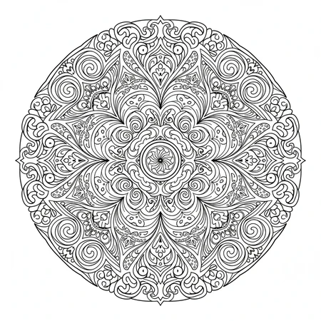 Mandala Psychédélique #21