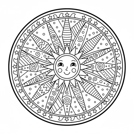 Mandala Débutant Zen #21