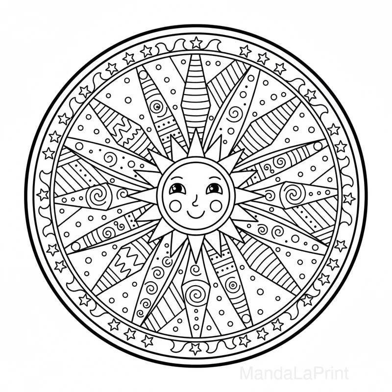 Débutant Zen Mandala #21