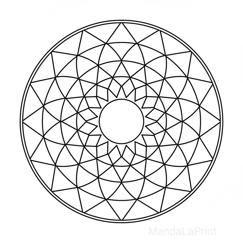 Mandala Basique Relaxant #1