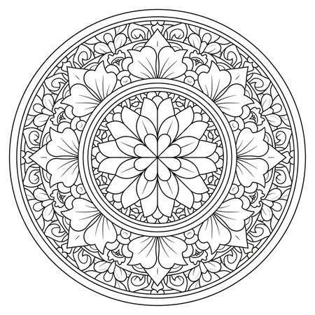 Mandala Basique Relaxant #13