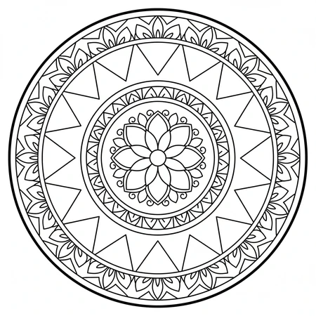 Mandala Basique Relaxant #6