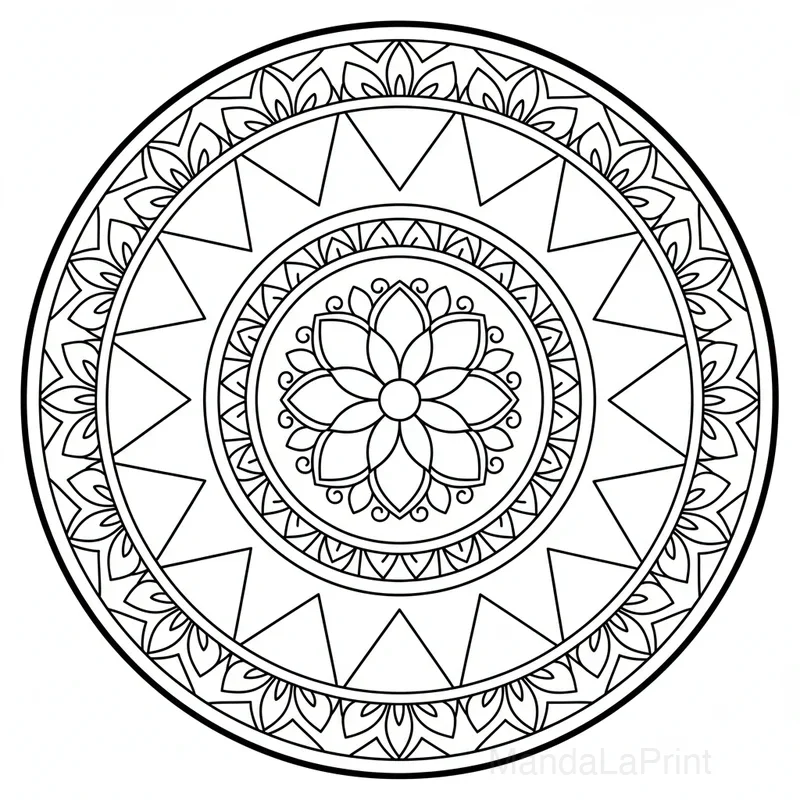 Mandala Basique Relaxant #6